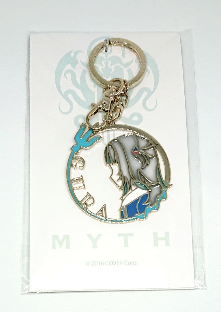 がうる・ぐら ホロライブ 3周年 記念 シルエット メタル キーホルダー