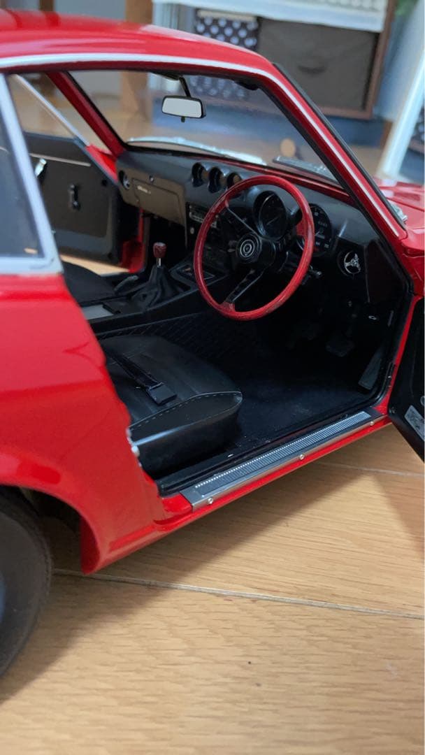 週間フェアレディ240Z 1/8スケールモデル 赤 完成品