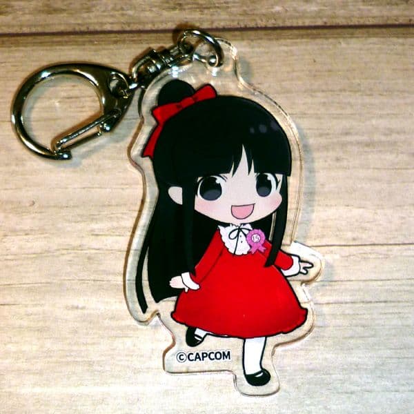 逆転裁判画廊 綾里真宵 アクリルキーホルダー 逆転裁判　アクキー　オーナメント