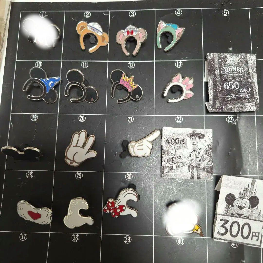 ハンドシェイク　カチューシャ　ダッフィー　シェリーメイ　ディズニーピン