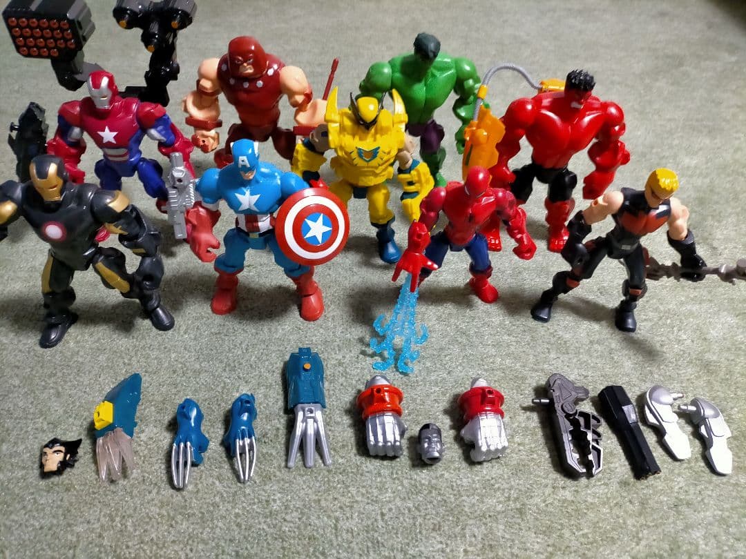 マーベル　ヒーローマッシャーズ　マーベルレジェンド　スパイダーマン