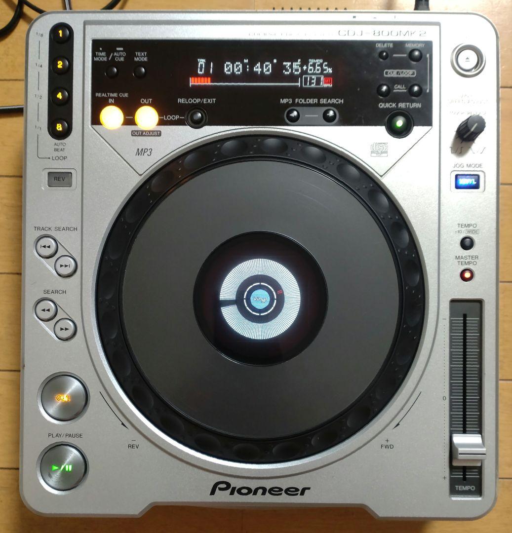 Pioneer CDJ-800mk2 　動作確認済み　送料込み