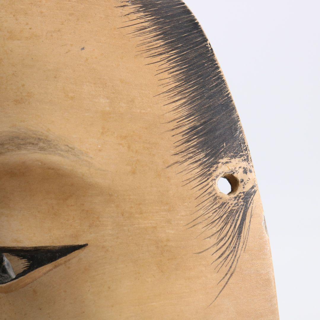 能面 中将 彩色木彫　AC1015