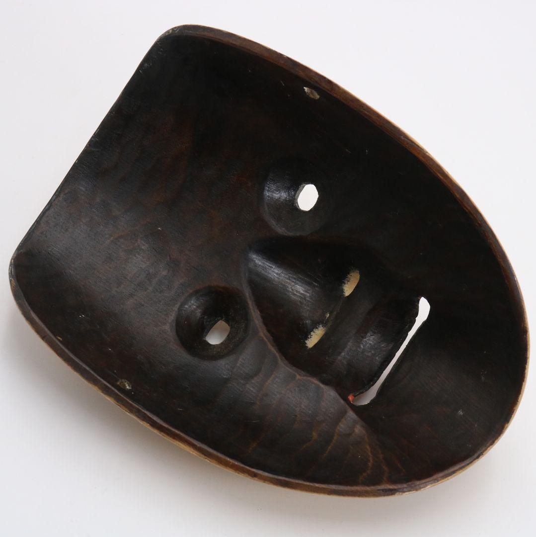 能面 中将 彩色木彫　AC1015