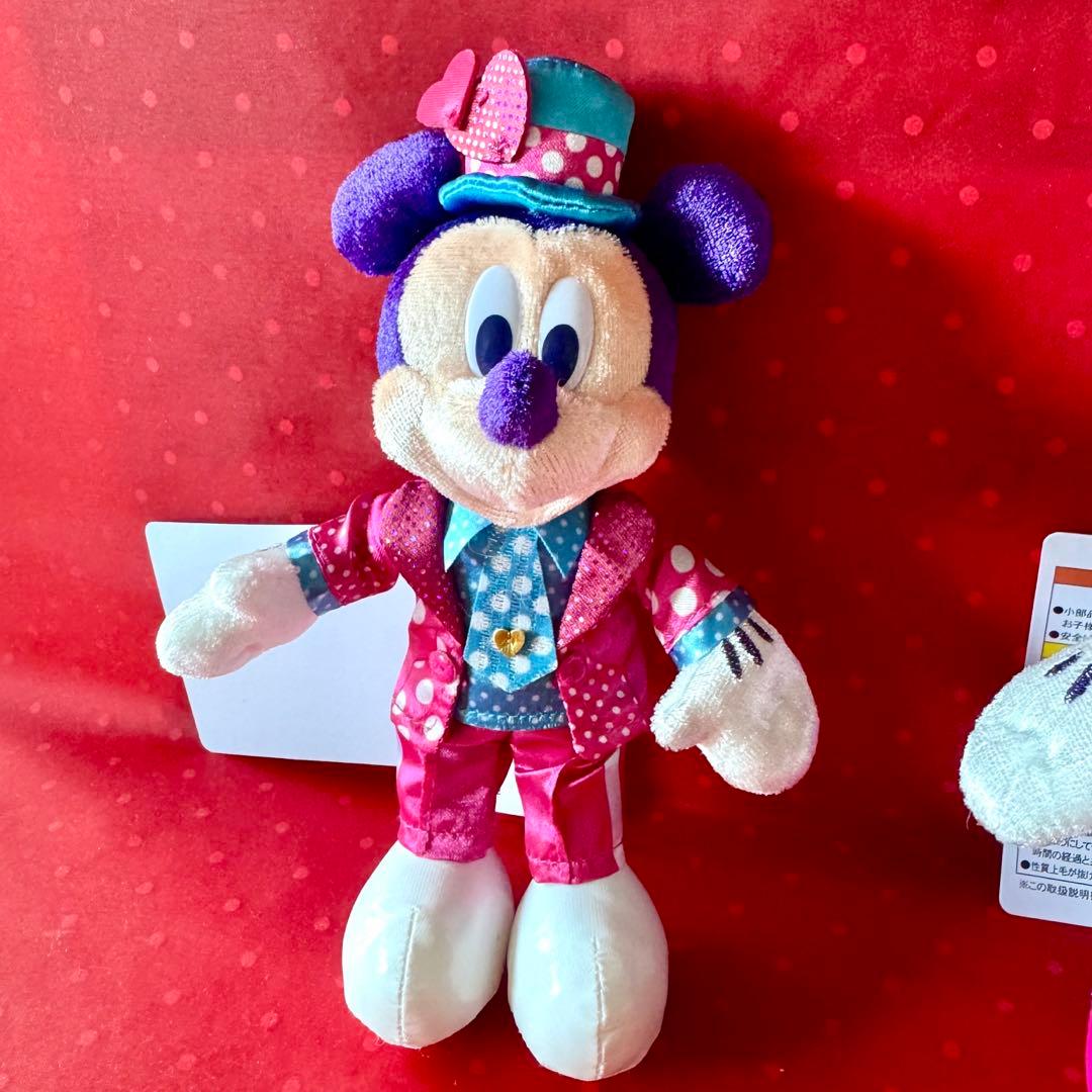 ディズニー　パルパルーザ　ミニーのファンダーランド　ぬいぐるみバッジ　3点セット