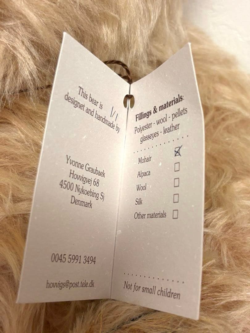 HOVVIGS イボンヌ・カールベックYvonne Graubaek テディベア
