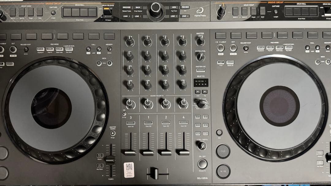 AlphaTheta 4ch パフォーマンスDJコントローラー DDJ-GRV6