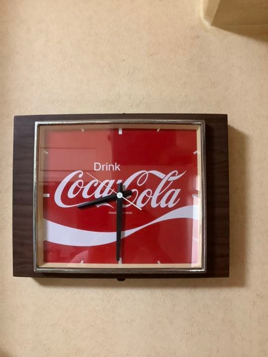 昭和レトロ　ヴィンテージ　コカコーラ掛け時計