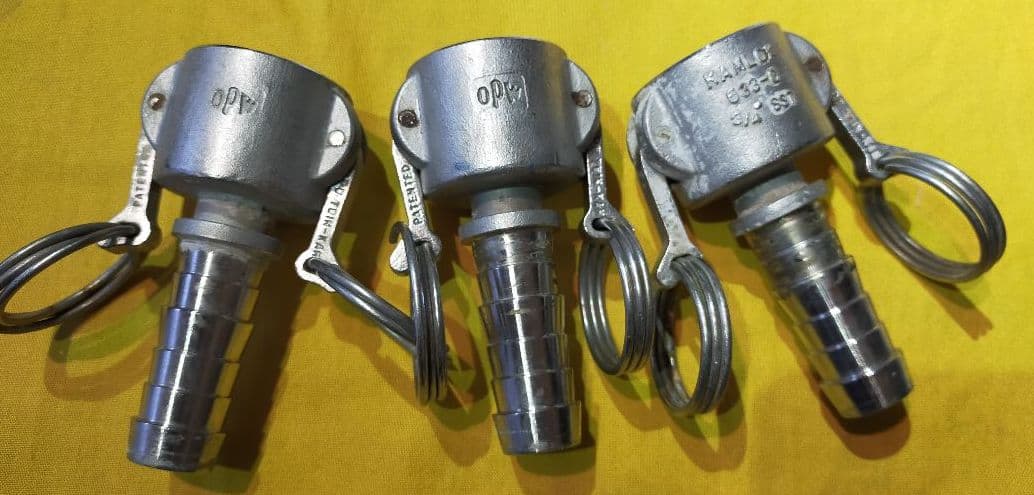 カムロック 633-C-SST 3/4ホースシャンクカプラー　中古品3点セット