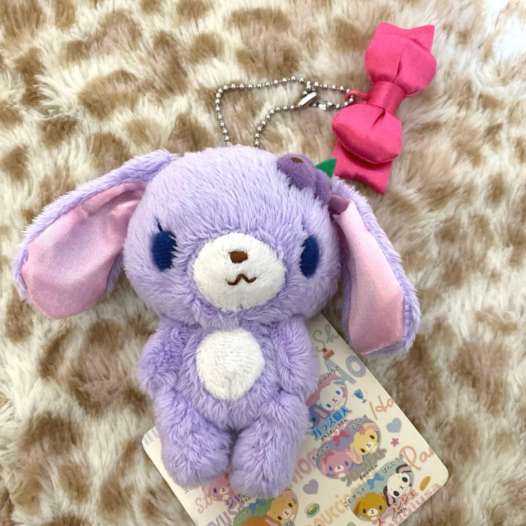 シュガーバニーズ ストロベリーうさ　ブルーベリーうさボールチェーン マスコット