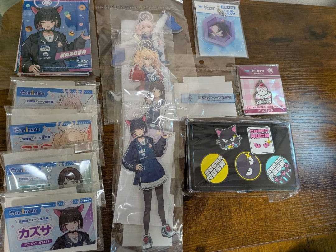 ブルーアーカイブ 放課後スイーツ部 アニメイト カズサ アイリ ヨシミ ナツ