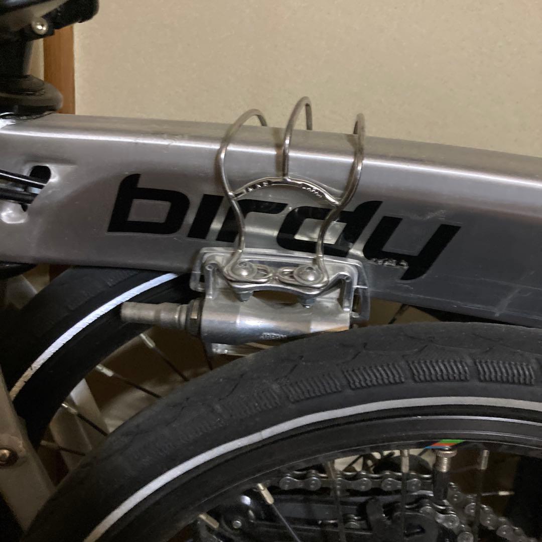 birdy バーディー P9 折り畳み自転車 シルバー Bianchi R&M社