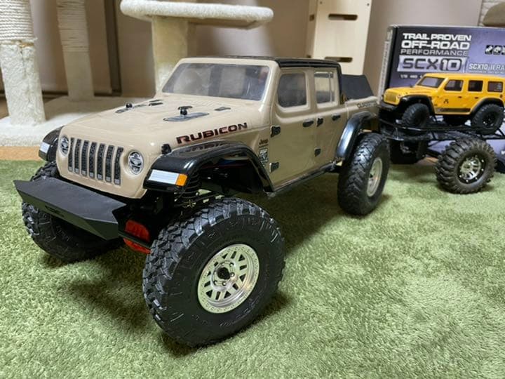 jeep グラディエーター　アキシャル　scx10 kit 完成品
