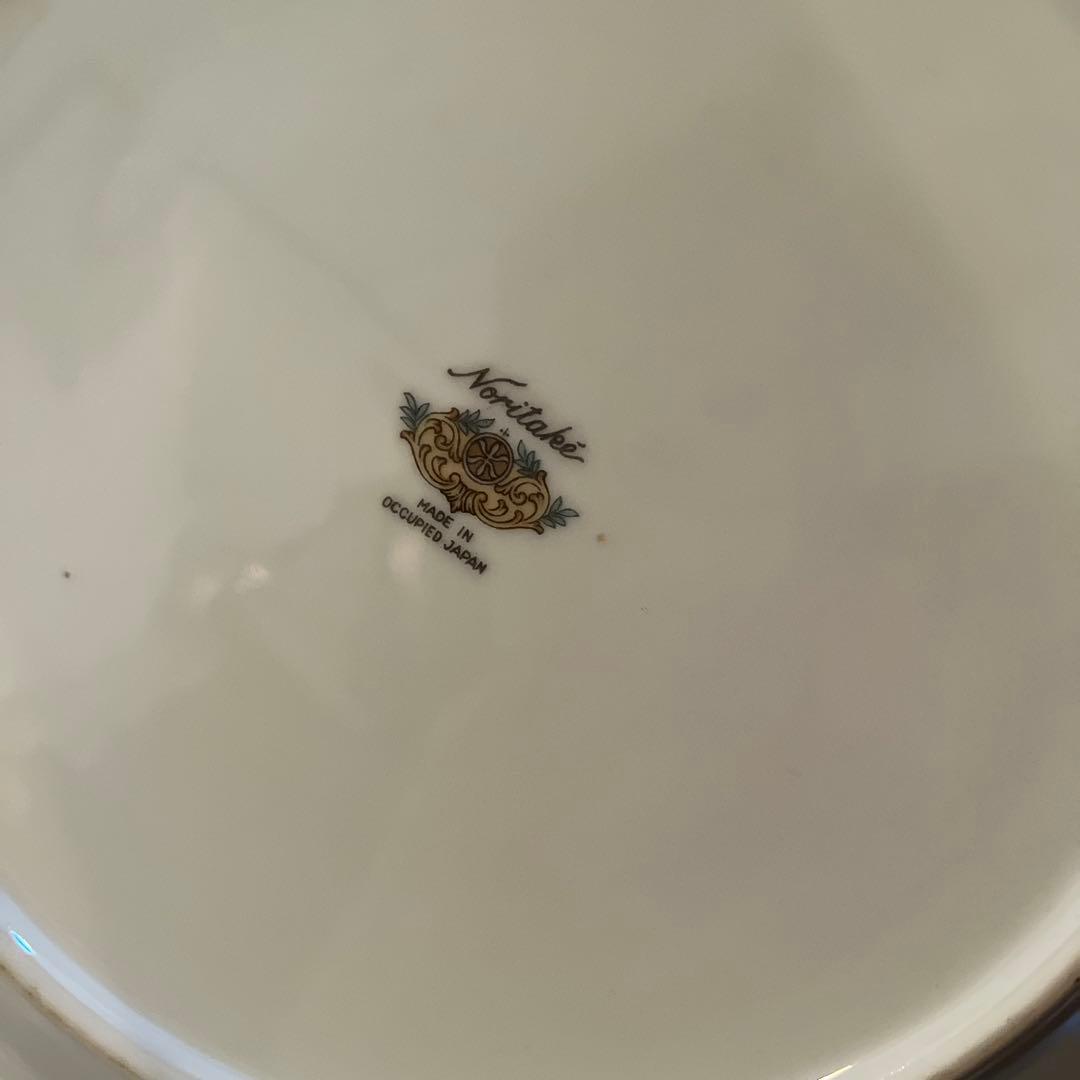 期間限最終処特価超レアオキュパイドJAPAN 薔薇絵素敵大皿六枚オールドノリタケ