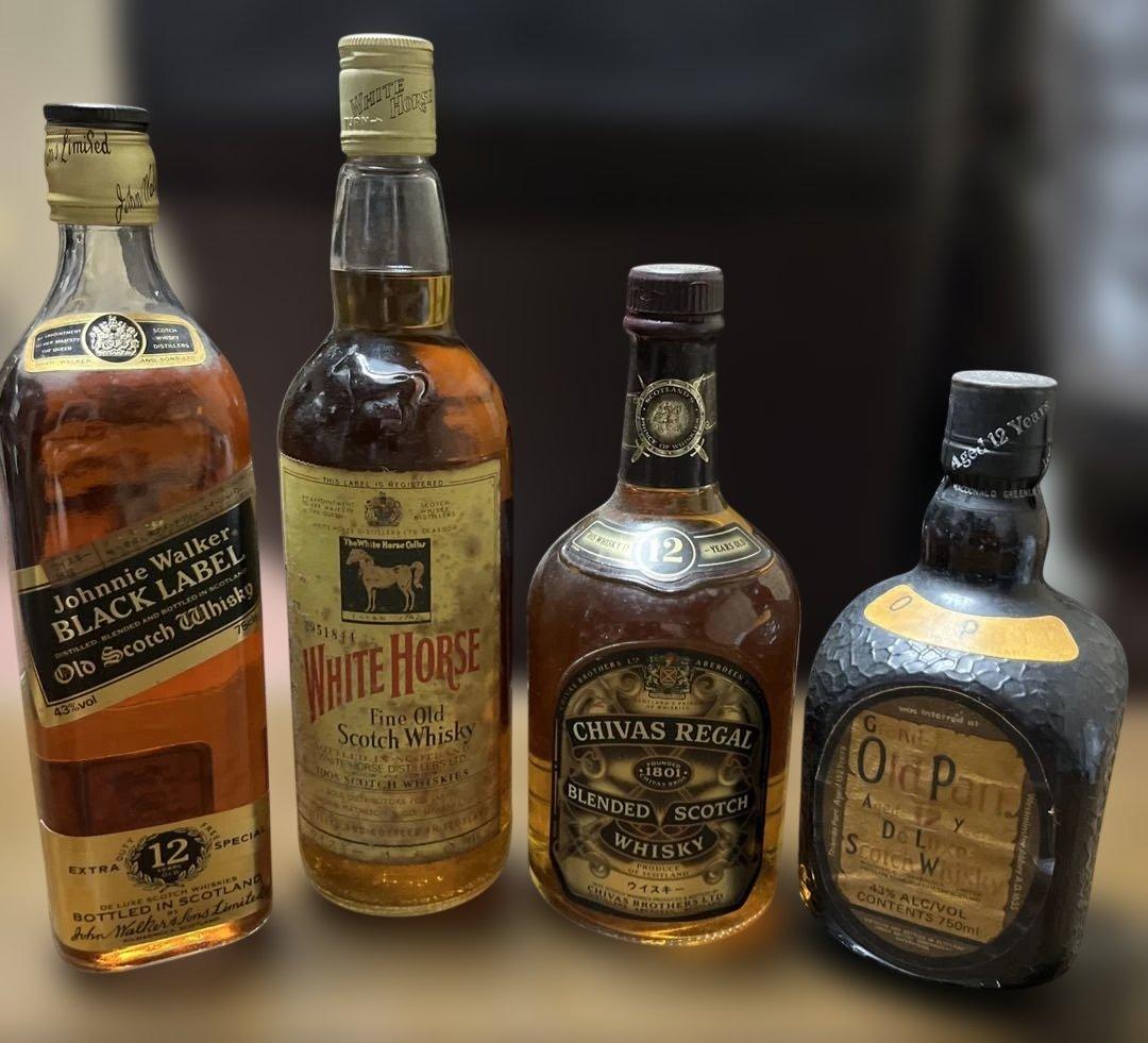 4本 スコッチ ウイスキー セット 【古酒】