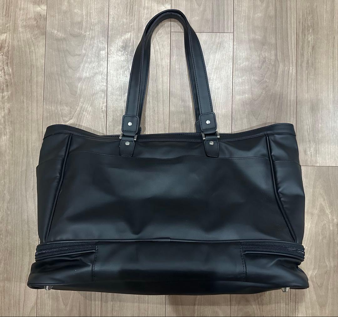 Titleist/タイトリスト ゴルフ 大判トートバッグ【ブラック】美品