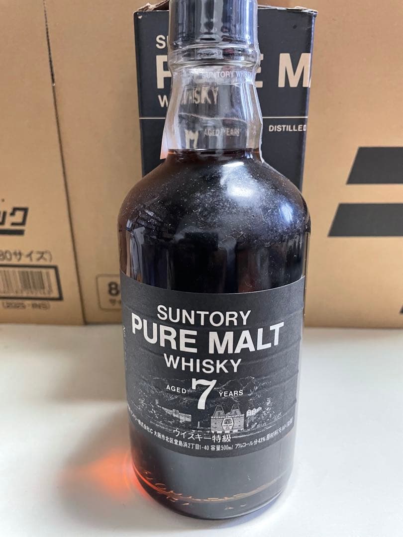 【超貴重】サントリー 特級PURE MALT WHISKY 700ml 7年熟成
