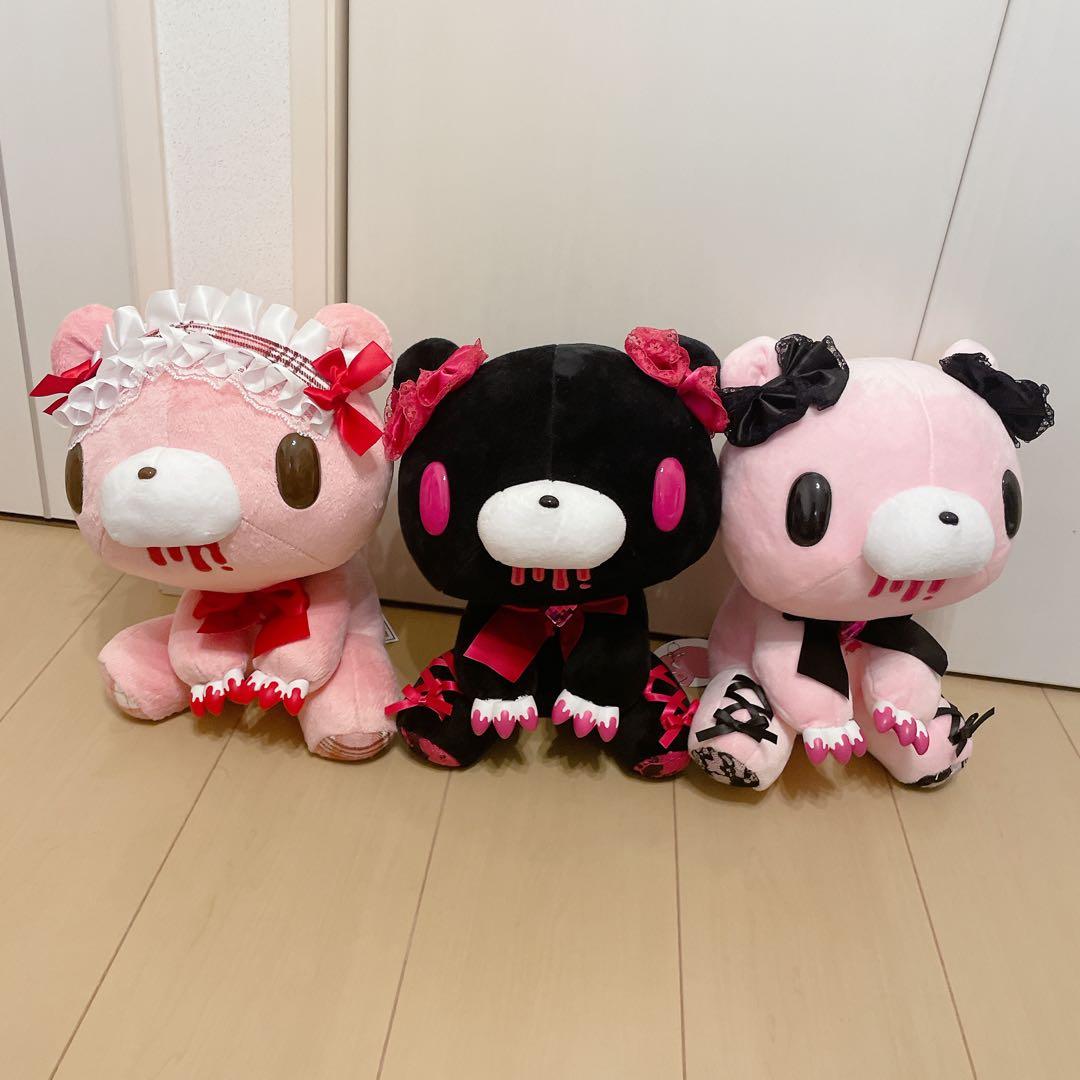 美品グルーミー　ぬいぐるみ　地雷系　ゴスロリ