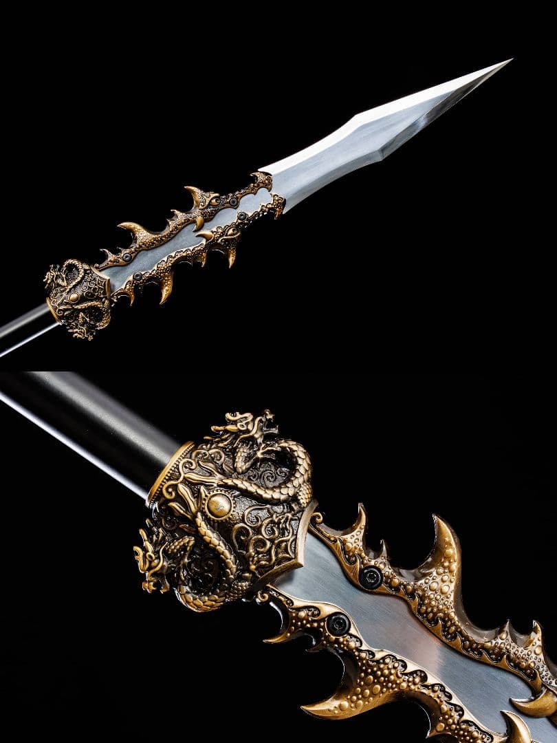 【竜の尾根】古兵器 武具 手鍛造打 武蔵 銃 槍 鑑賞用 贈り物 武士道