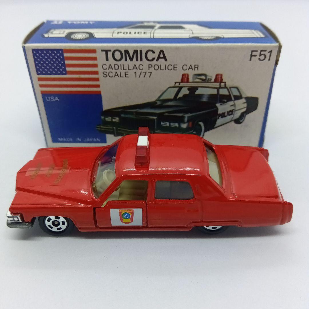 トミカ 青箱 日本製 F51 キャデラックポリスカー C MINNESOTA