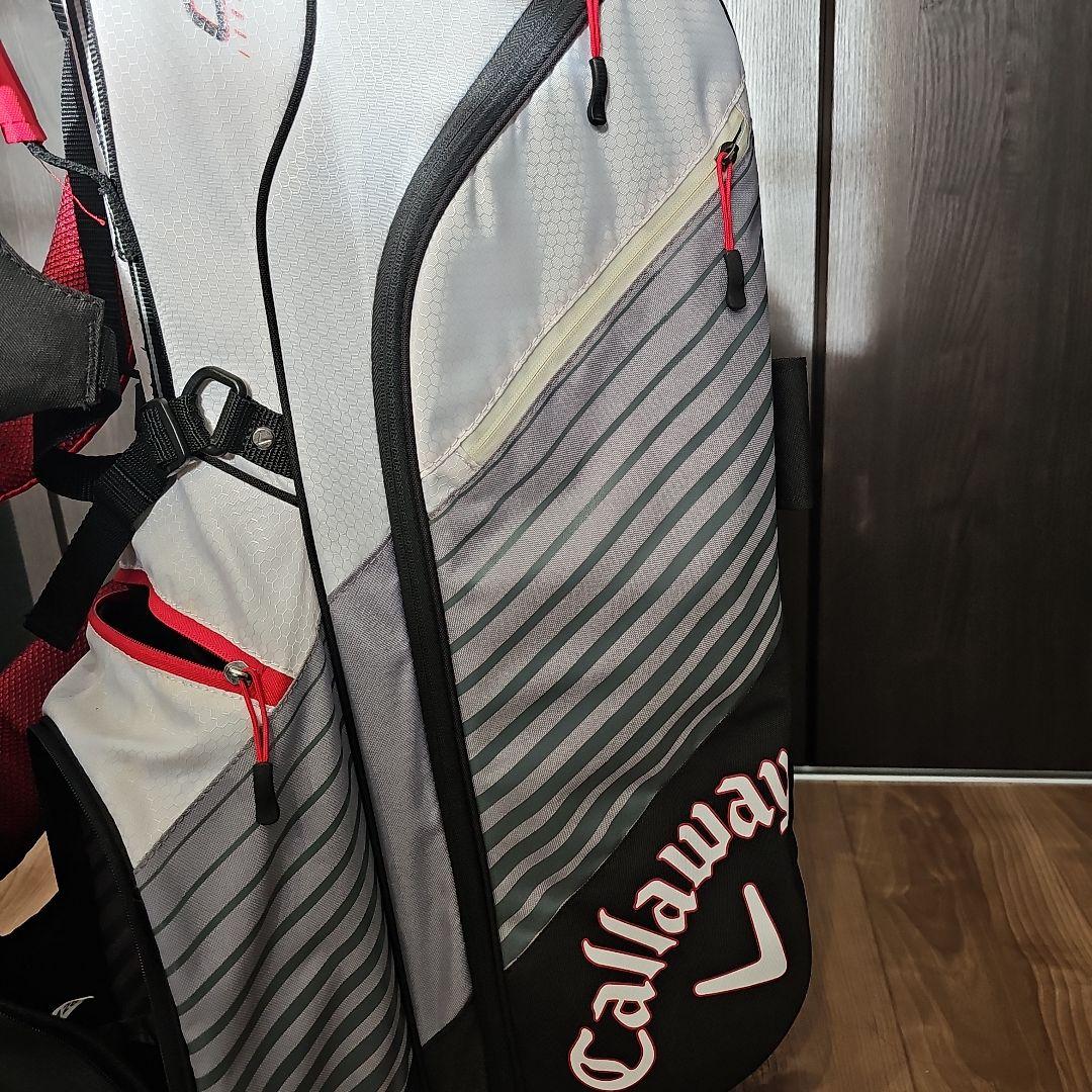 レア　キャロウェイ CHEV スタンド式キャディバッグ 9.0型 口枠7分割