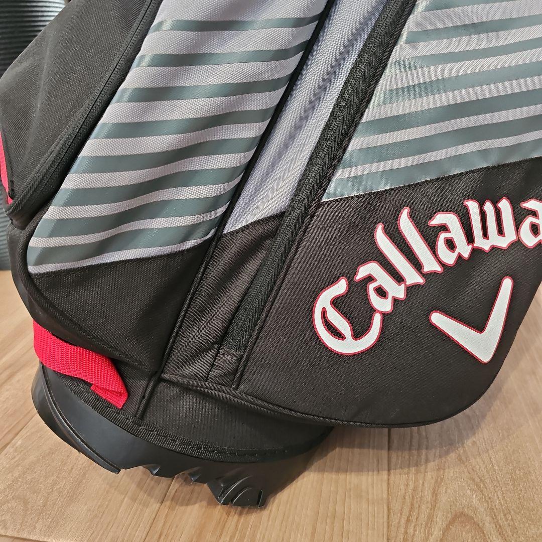 レア　キャロウェイ CHEV スタンド式キャディバッグ 9.0型 口枠7分割
