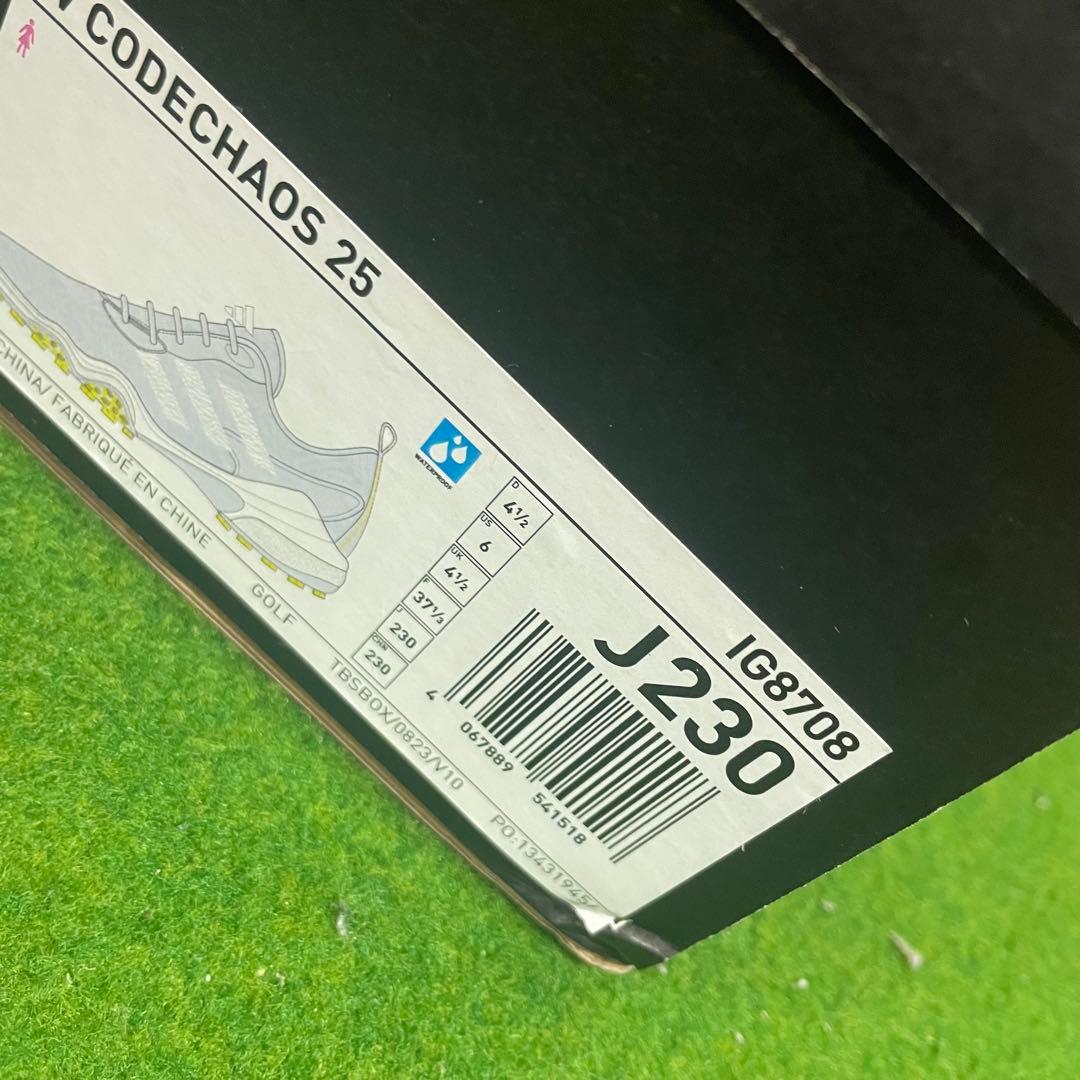 ★ 新品　アディダス　コードカオス25 ゴルフシューズ　スパイクレス　23cm
