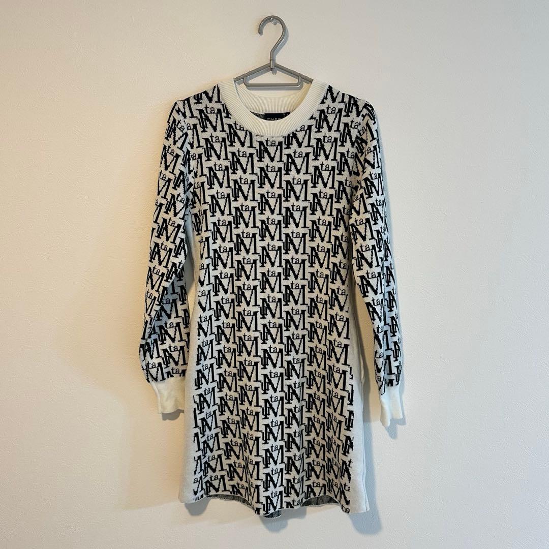 muta ゴルフ　ジャガード　ニットワンピース¥5,000-値下げしました