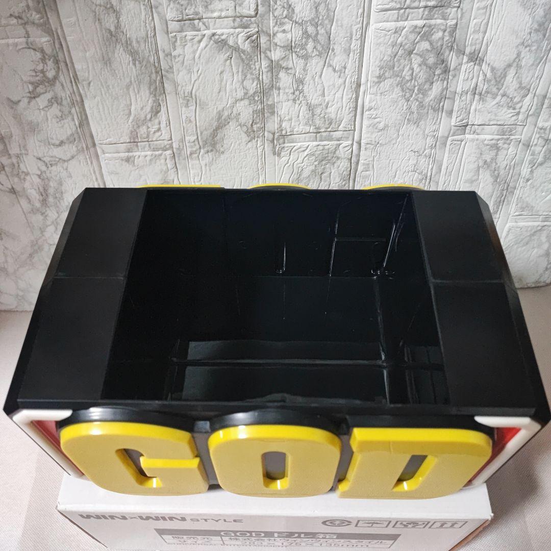 新品　パチスロ　ミリオンゴッド　GOD　ドル箱　プラスチックケース　3個セット