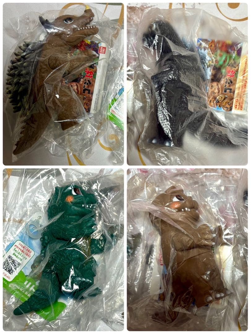 ムービーモンスターシリーズ　怪獣人形劇ゴジばん ソフビ4体セット　タグ付き