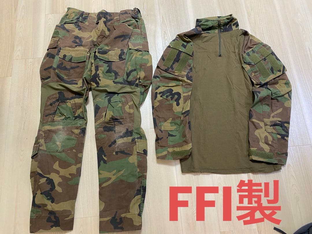 FFI 製Cryeタイプ G3コンバットシャツ・パンツ　ウッドランド US-M