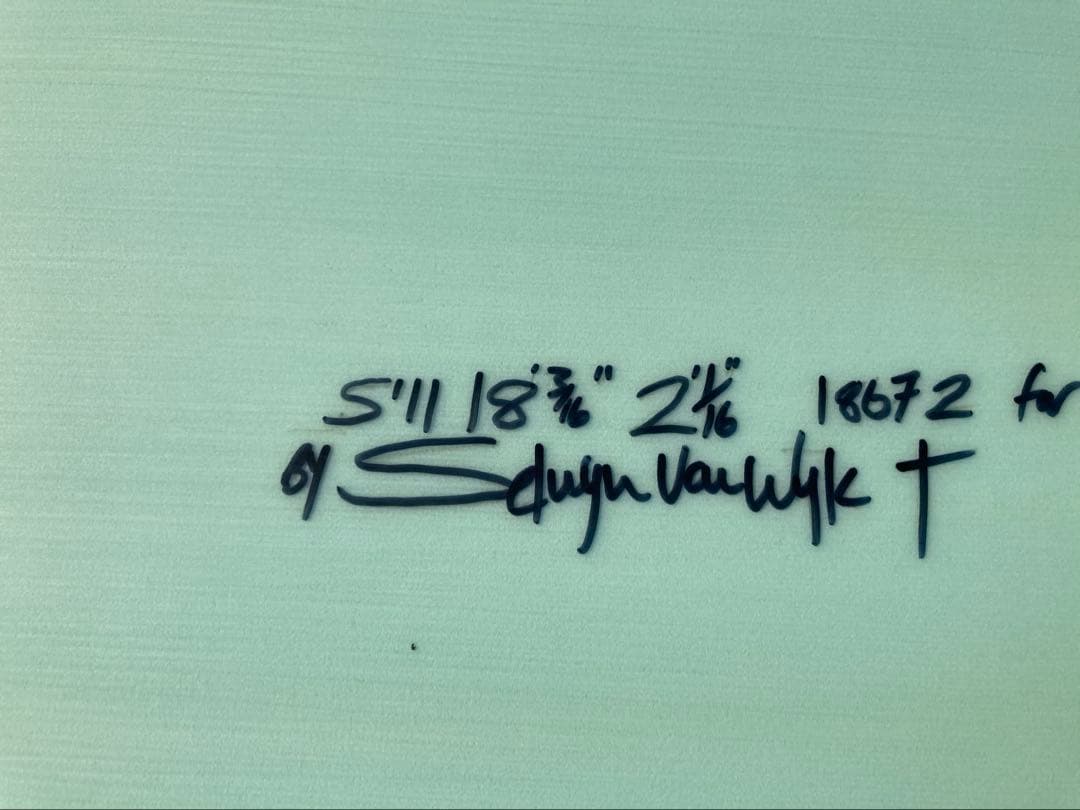 【新品 未使用】S-CORE WEBBER TAJ テンプレート 5'11\"