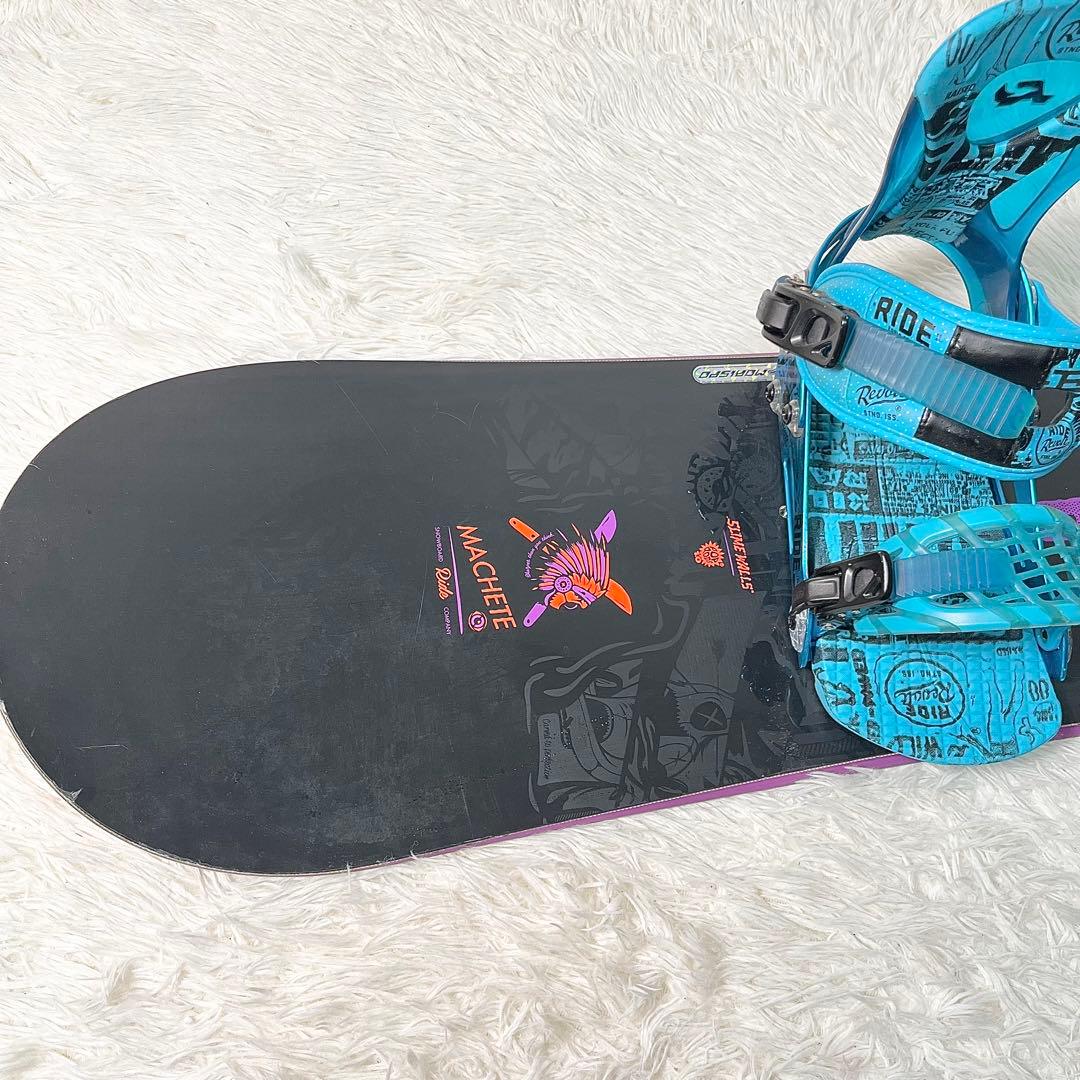 【良品】RIDE MACHETE スノーボード 152cm ビンディング　L