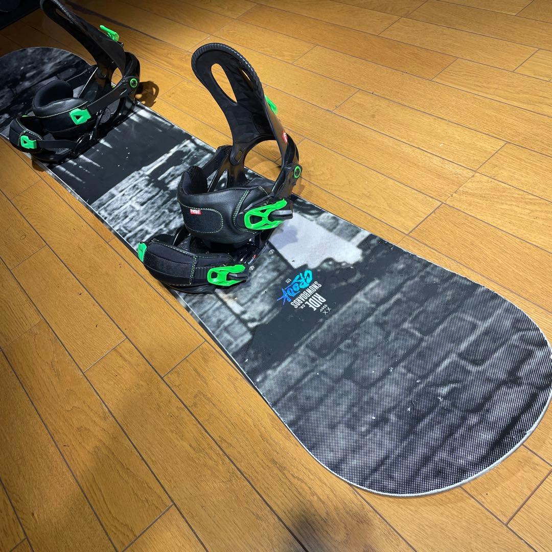 【値下げ】RIDE CROCK155cm 2点セット　グラトリ　初中級向け