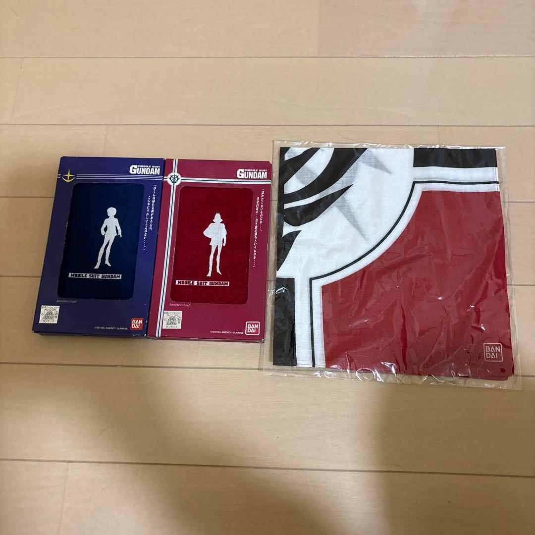 機動戦士ガンダム ハンカチセット　当時物