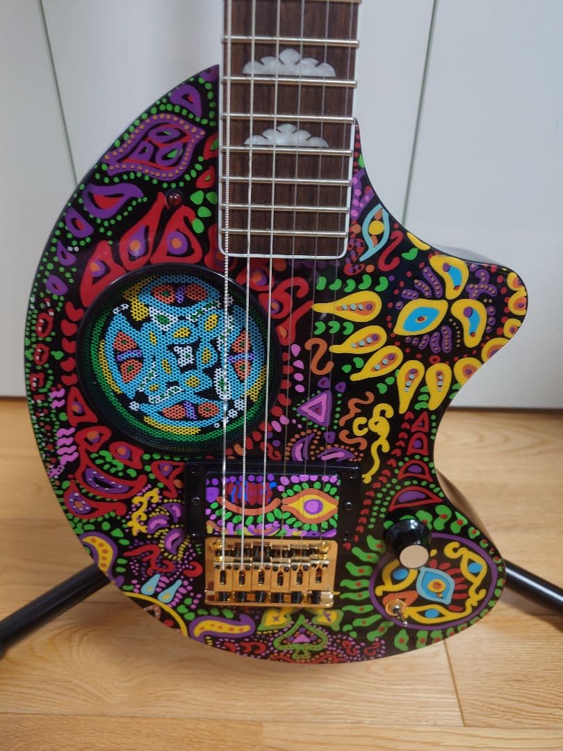 FERNANDES ZO-3 hide サイケ ハードケース付き