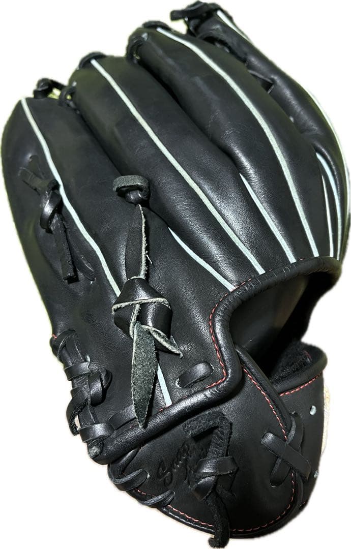 Wilson 軟式野球外野手用グローブ 黒
