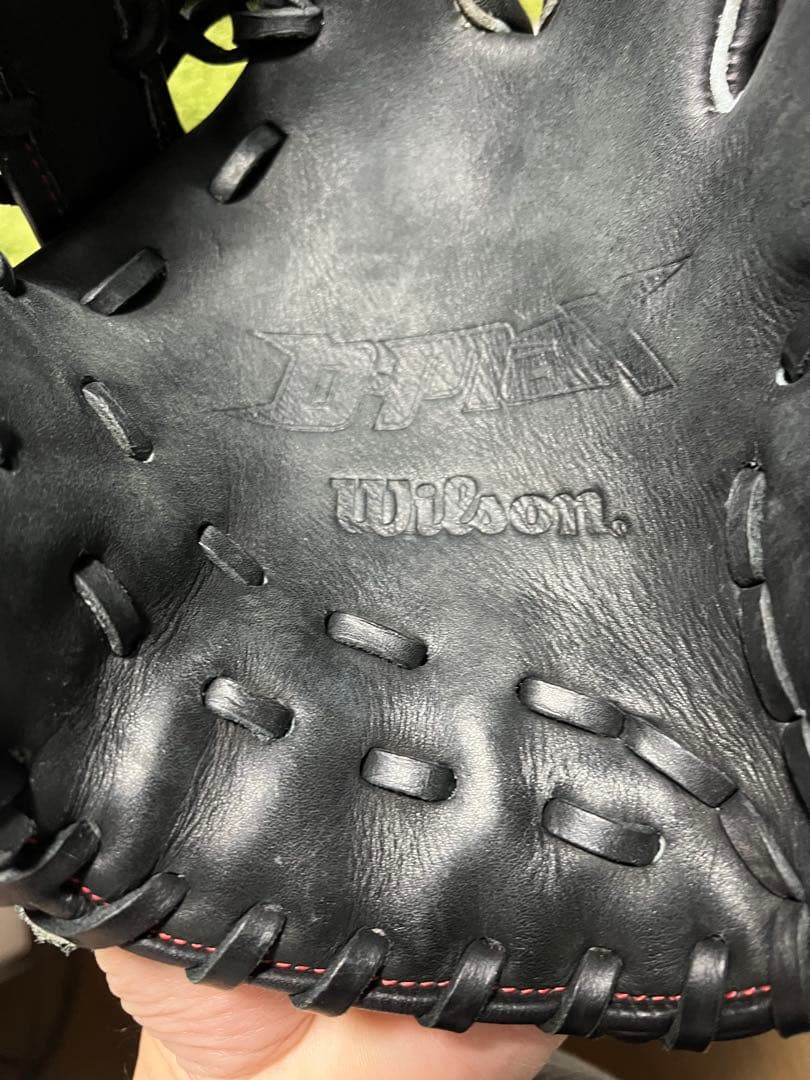 Wilson 軟式野球外野手用グローブ 黒