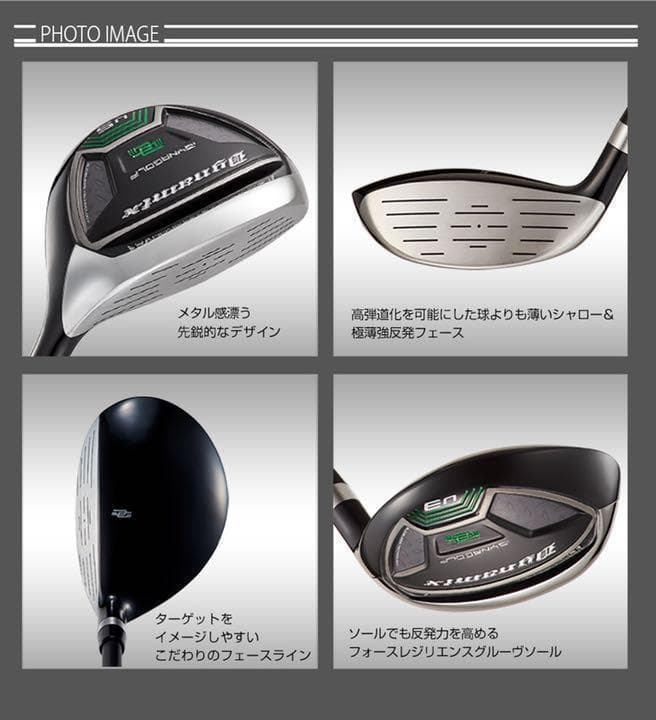 【3番 5番 7番UT ヘッド3個】★ダイナミクス UT 限界反発の激飛びUT