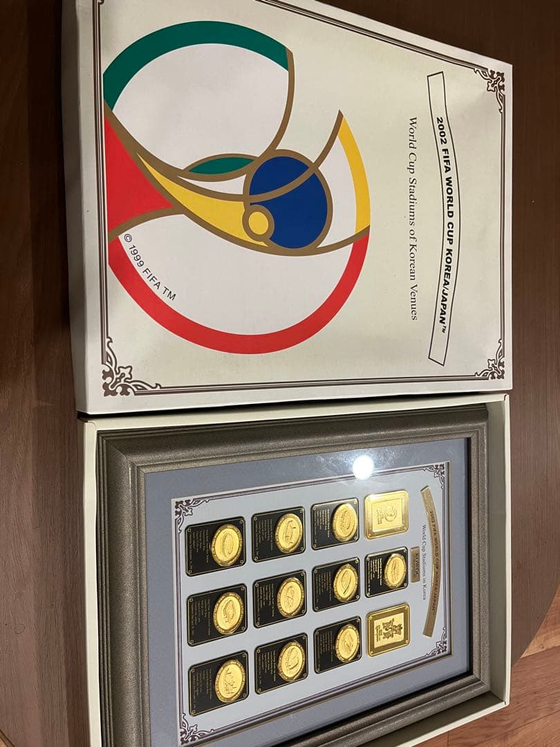 日韓ワールドカップ　記念プレート　メダル　レア　非売品