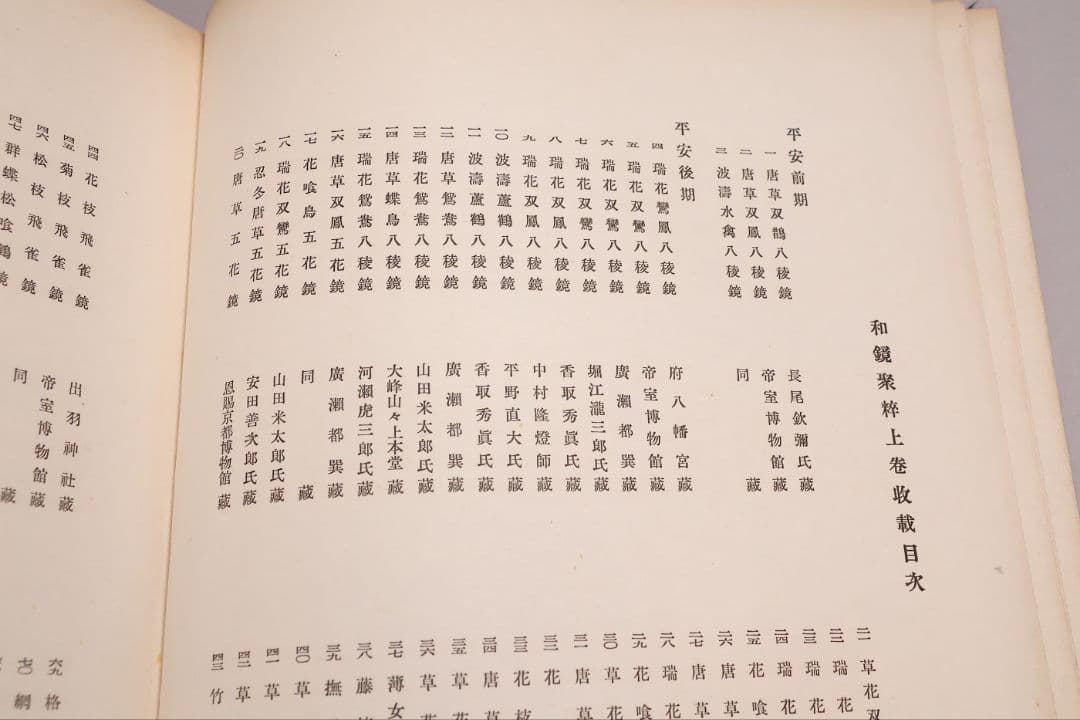 古本 和鏡粹聚 広瀬都巽 昭和16年発行 上下2冊揃 限定100部【CM417】