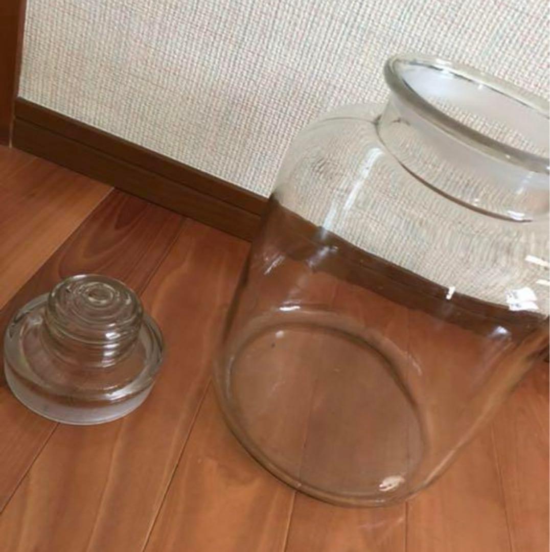 レトロ瓶・特大・ガラス瓶・昭和レトロ・駄菓子瓶・梅酒瓶・アンティーク・物入れ