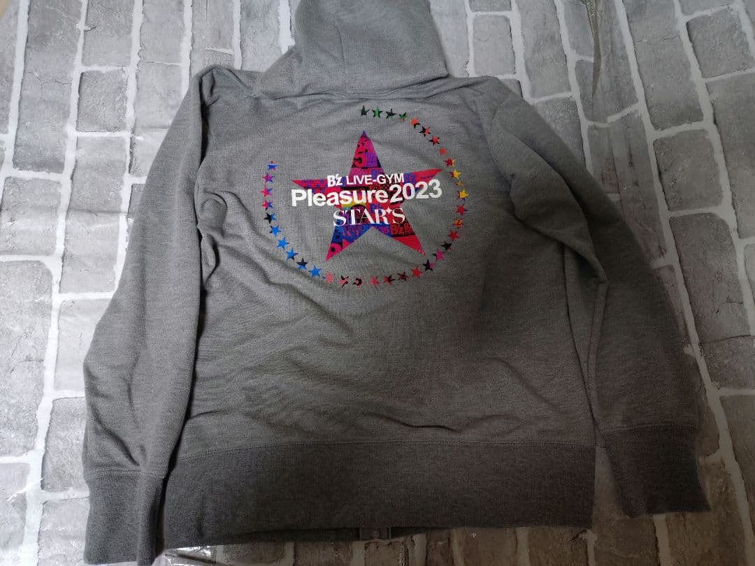 美品【一回着用】【Lサイズ】【グレー】【STARS】【2023】パーカー