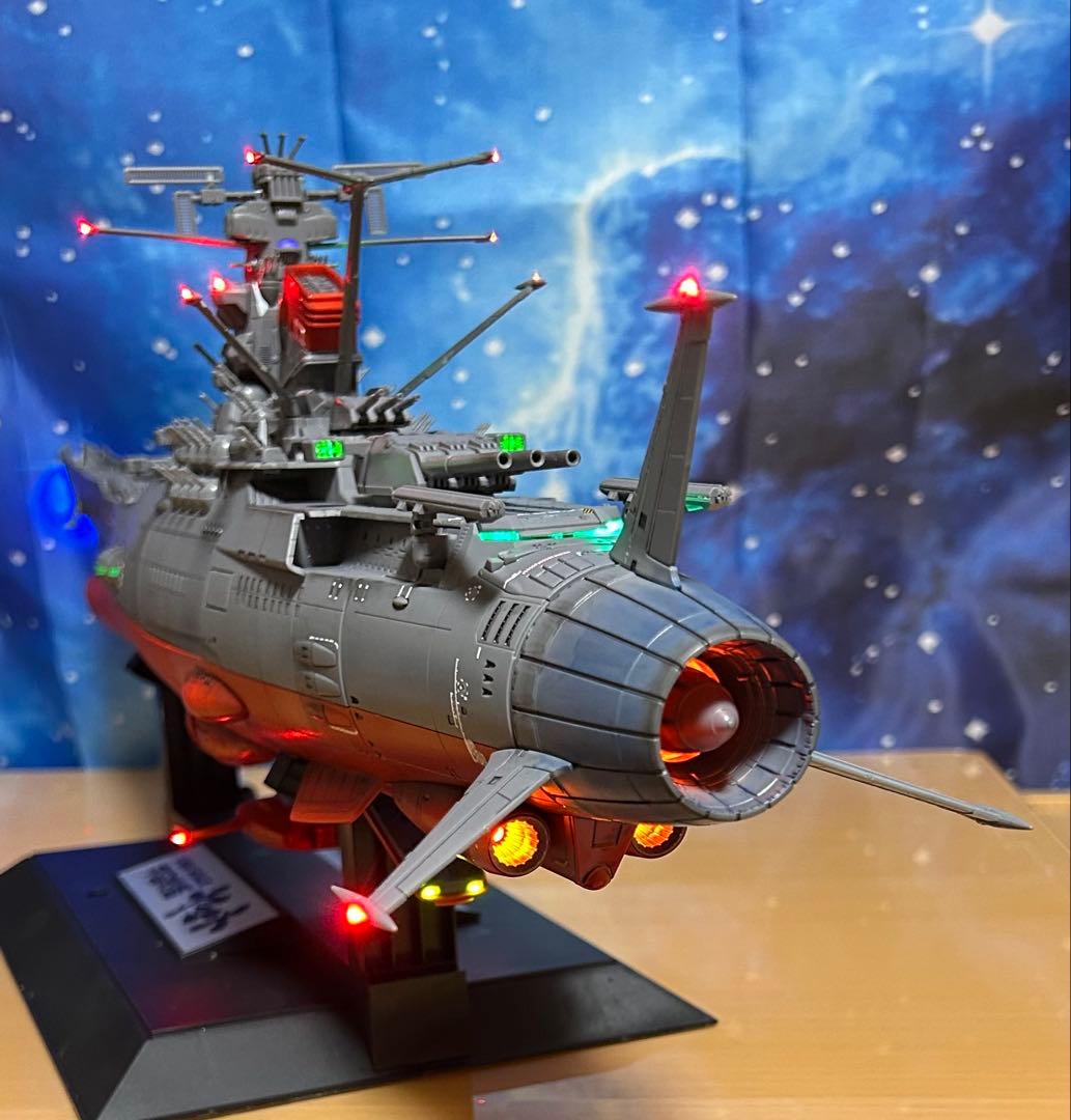 宇宙戦艦ヤマト2199 1/500フル電飾済み(今回はエンチョコちゃん)
