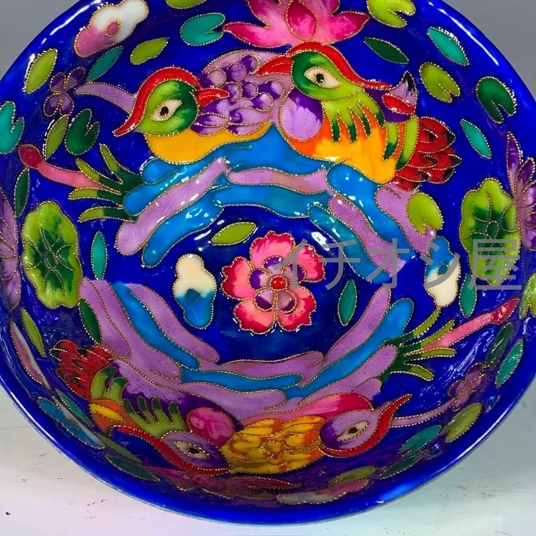 中国古美術 宋建窯盞 七宝焼き天目 鴛鴦遊水盞 油滴天目 抹茶碗 茶道具 古陶磁