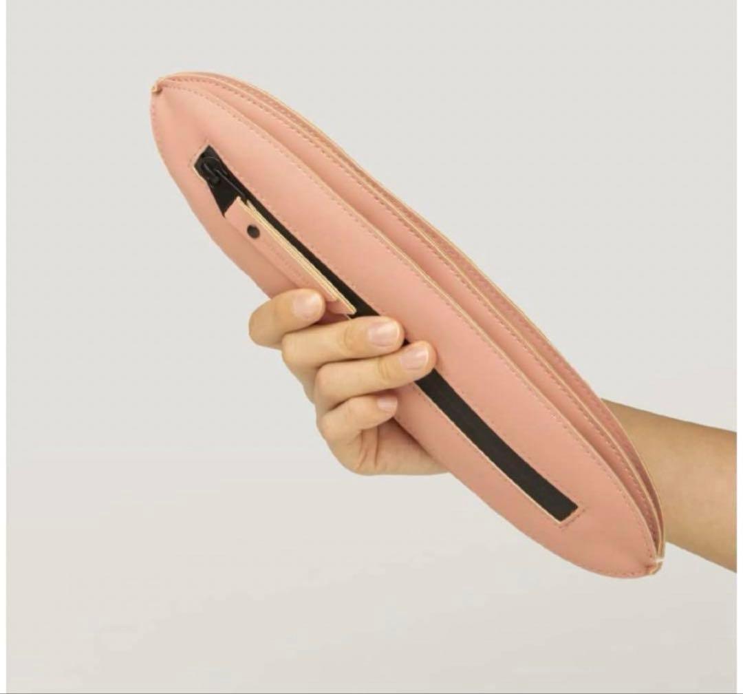 URBAN FOREST 大容量　簡単　収納　化粧　ポーチ　折り畳み　ピンク