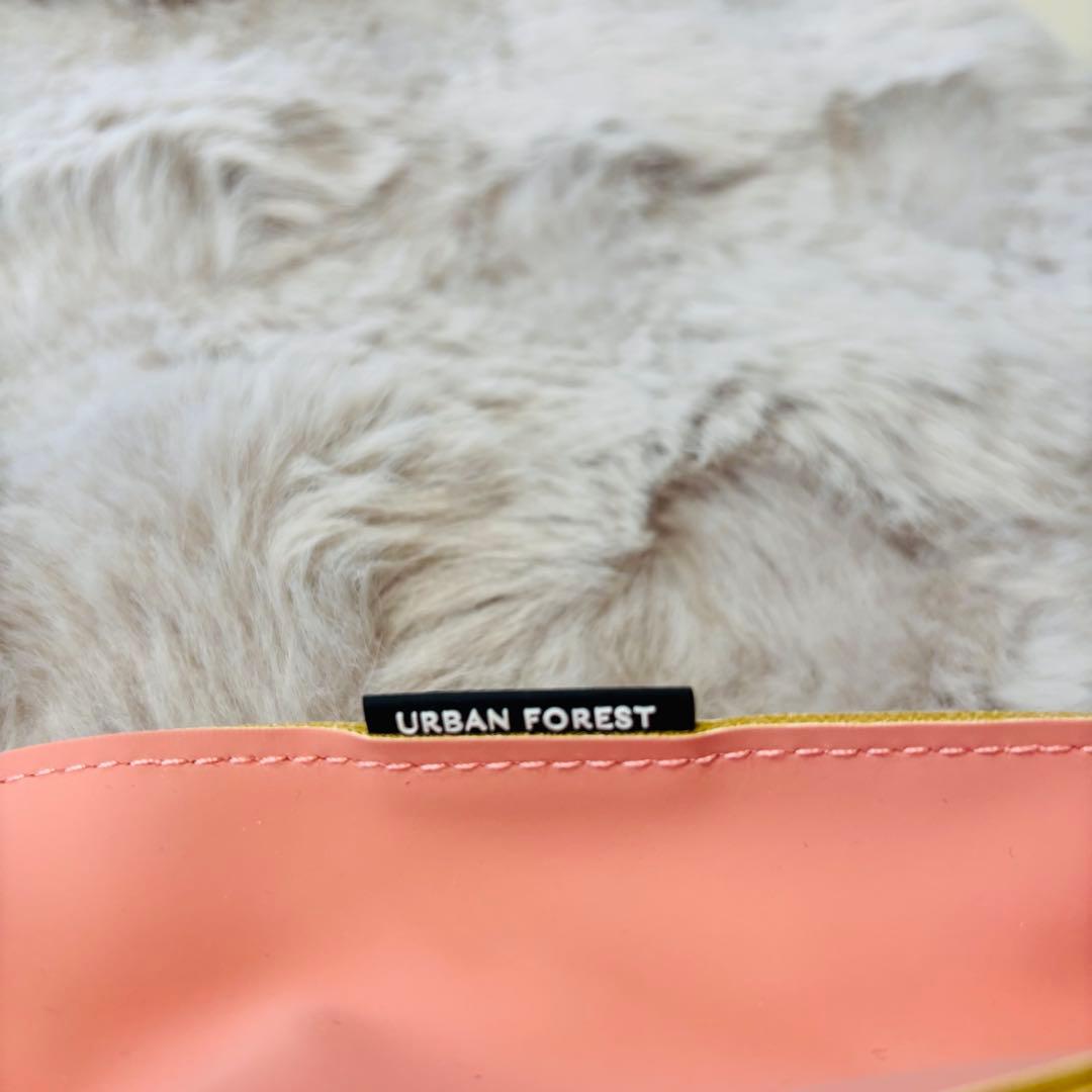 URBAN FOREST 大容量　簡単　収納　化粧　ポーチ　折り畳み　ピンク