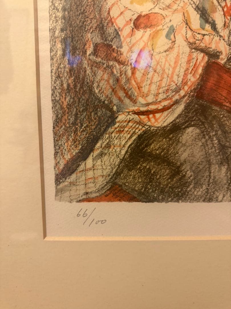 【限定品】岸田劉生 麗子像 リトグラフ 希少番号入り