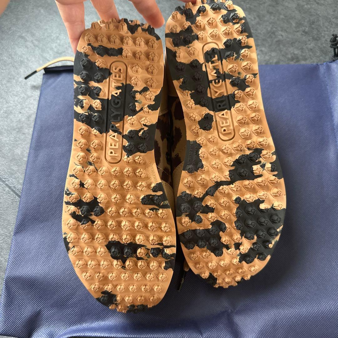 PEARLY GATES ヒョウ柄 スポーツシューズ