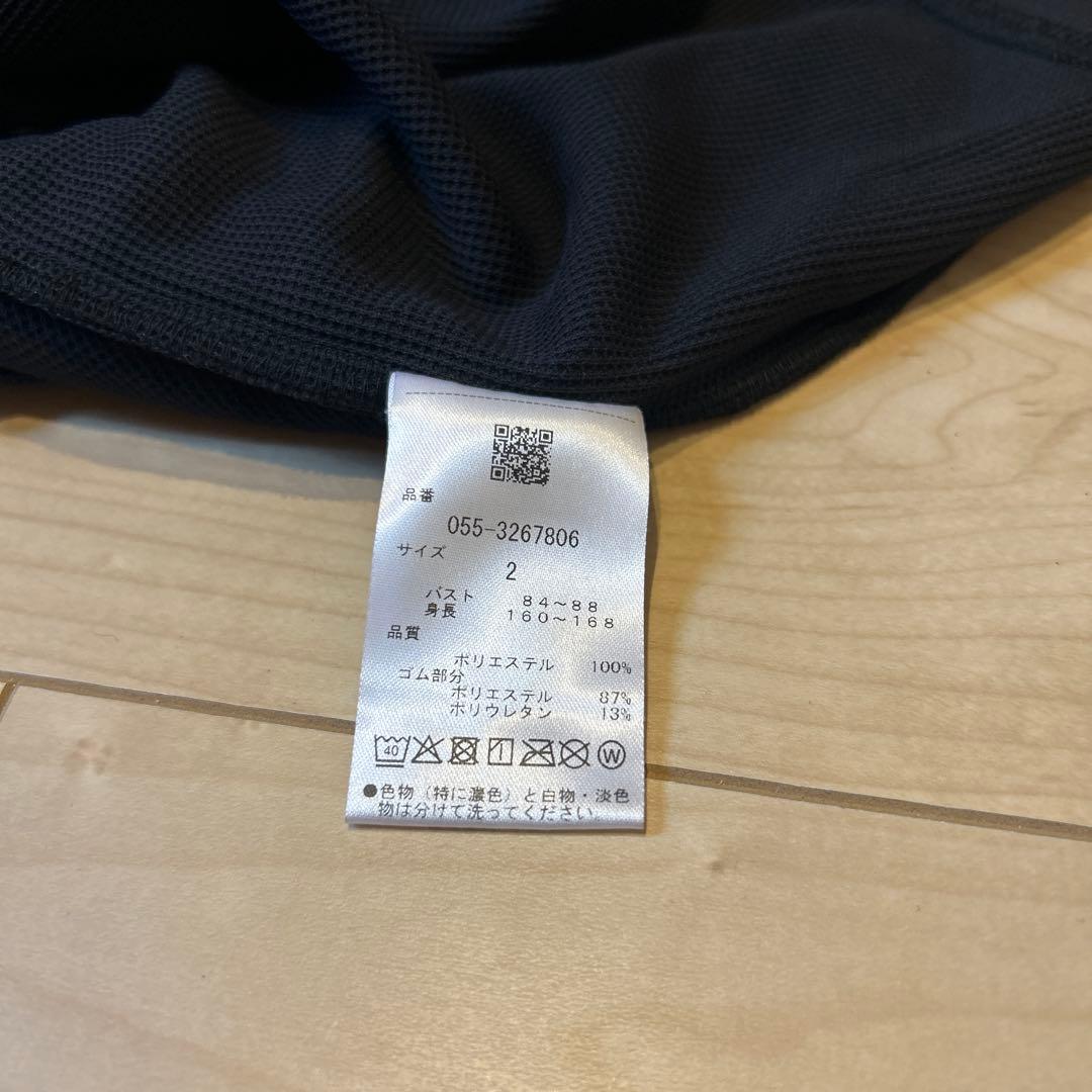 パーリーゲイツモックネック（ブラック×ピンク）